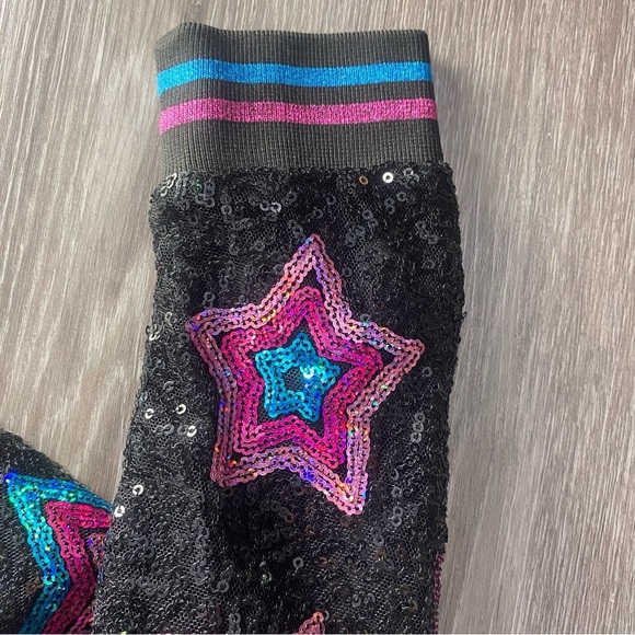 LOL Silver and Black Star Jacket Size 7/8 - Picture 6 of 10